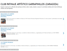 Tablet Screenshot of clubpatinajeartisticogarrapinillos.blogspot.com