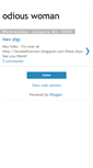 Mobile Screenshot of odiouswoman.blogspot.com