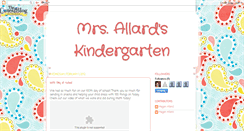 Desktop Screenshot of mrsallardkinder.blogspot.com