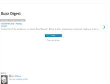 Tablet Screenshot of buzzdigest.blogspot.com