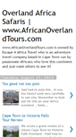 Mobile Screenshot of africanoverlandtours.blogspot.com