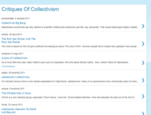 Tablet Screenshot of critiquesofcollectivism.blogspot.com