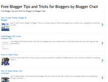 Tablet Screenshot of bloggerchair.blogspot.com