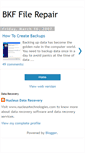 Mobile Screenshot of bkffilerepair.blogspot.com