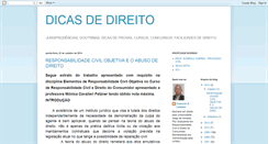 Desktop Screenshot of dicadedireito.blogspot.com