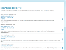 Tablet Screenshot of dicadedireito.blogspot.com