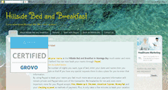 Desktop Screenshot of hillsidebedandbreakfast.blogspot.com