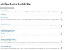 Tablet Screenshot of michigancapitolconfidential.blogspot.com