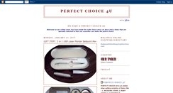Desktop Screenshot of perfectchoice4u.blogspot.com