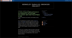 Desktop Screenshot of parallelbrowser.blogspot.com