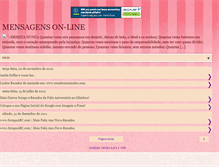 Tablet Screenshot of gislaine-mensagensonline.blogspot.com