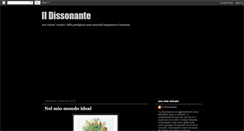 Desktop Screenshot of ildissonante.blogspot.com