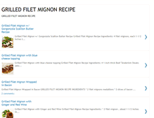 Tablet Screenshot of grilledfiletmignonrecipe.blogspot.com