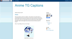 Desktop Screenshot of animetgcaptions.blogspot.com