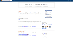 Desktop Screenshot of delicious-webdesign.blogspot.com