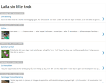 Tablet Screenshot of lailasinlillekrok.blogspot.com