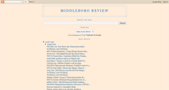 Desktop Screenshot of middlebororeview.blogspot.com