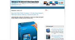 Desktop Screenshot of i3i5i712inchlaptop.blogspot.com