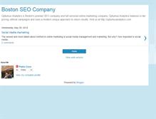 Tablet Screenshot of bostonseocompany.blogspot.com