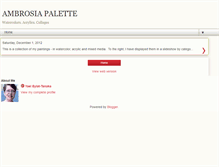 Tablet Screenshot of ambrosiapalette.blogspot.com