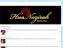 Tablet Screenshot of husnazirahcollection.blogspot.com