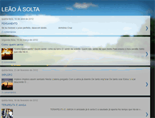 Tablet Screenshot of leaoasolta.blogspot.com