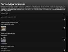 Tablet Screenshot of apartamentossunset.blogspot.com