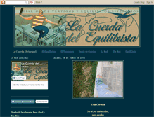 Tablet Screenshot of lacuerdadelequilibrista.blogspot.com