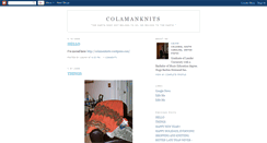 Desktop Screenshot of colamanknits.blogspot.com