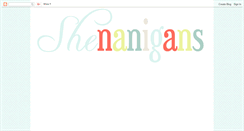 Desktop Screenshot of her-nanigans.blogspot.com