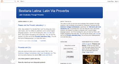 Desktop Screenshot of latinviaproverbs.blogspot.com