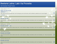 Tablet Screenshot of latinviaproverbs.blogspot.com