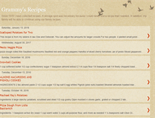Tablet Screenshot of grammy-alimentatorecipes.blogspot.com