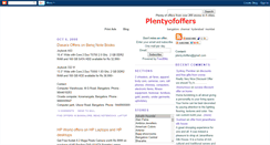 Desktop Screenshot of plentyofoffers.blogspot.com