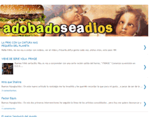 Tablet Screenshot of adobadoseadios.blogspot.com