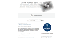 Desktop Screenshot of jimat-petrol-dengan-icharge.blogspot.com