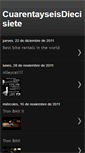 Mobile Screenshot of cuarentayseisdiecisiete.blogspot.com