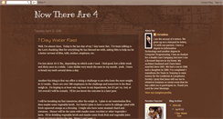 Desktop Screenshot of nowthereare4.blogspot.com