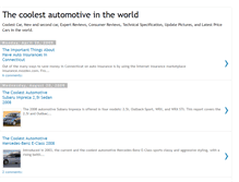 Tablet Screenshot of coolest-automotive.blogspot.com