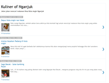 Tablet Screenshot of kuliner-nganjuk.blogspot.com