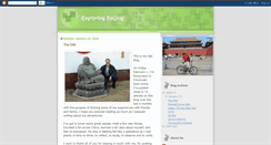 Desktop Screenshot of exploringbeijing.blogspot.com