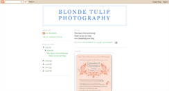 Desktop Screenshot of blondetulip.blogspot.com