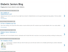 Tablet Screenshot of diabeticseniors.blogspot.com