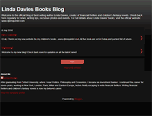 Tablet Screenshot of lindadaviesbooksblog.blogspot.com