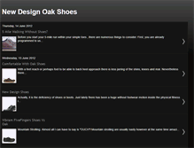 Tablet Screenshot of newdesignoakshoes.blogspot.com