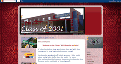 Desktop Screenshot of jhs-classof2001.blogspot.com