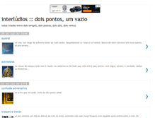 Tablet Screenshot of interludios.blogspot.com