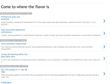 Tablet Screenshot of cometowheretheflavoris.blogspot.com
