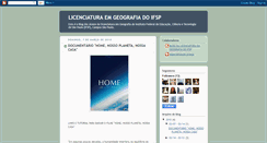 Desktop Screenshot of geografiaifsp.blogspot.com