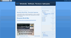 Desktop Screenshot of ortodontia-hoje.blogspot.com